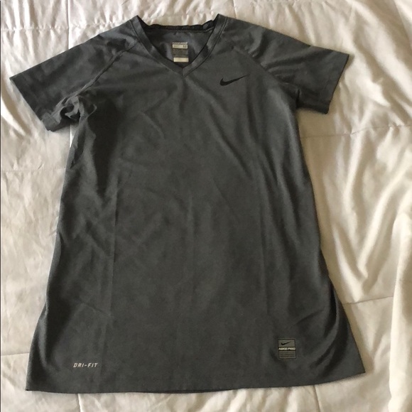 Nike Tops - Grey Nike PRO tee